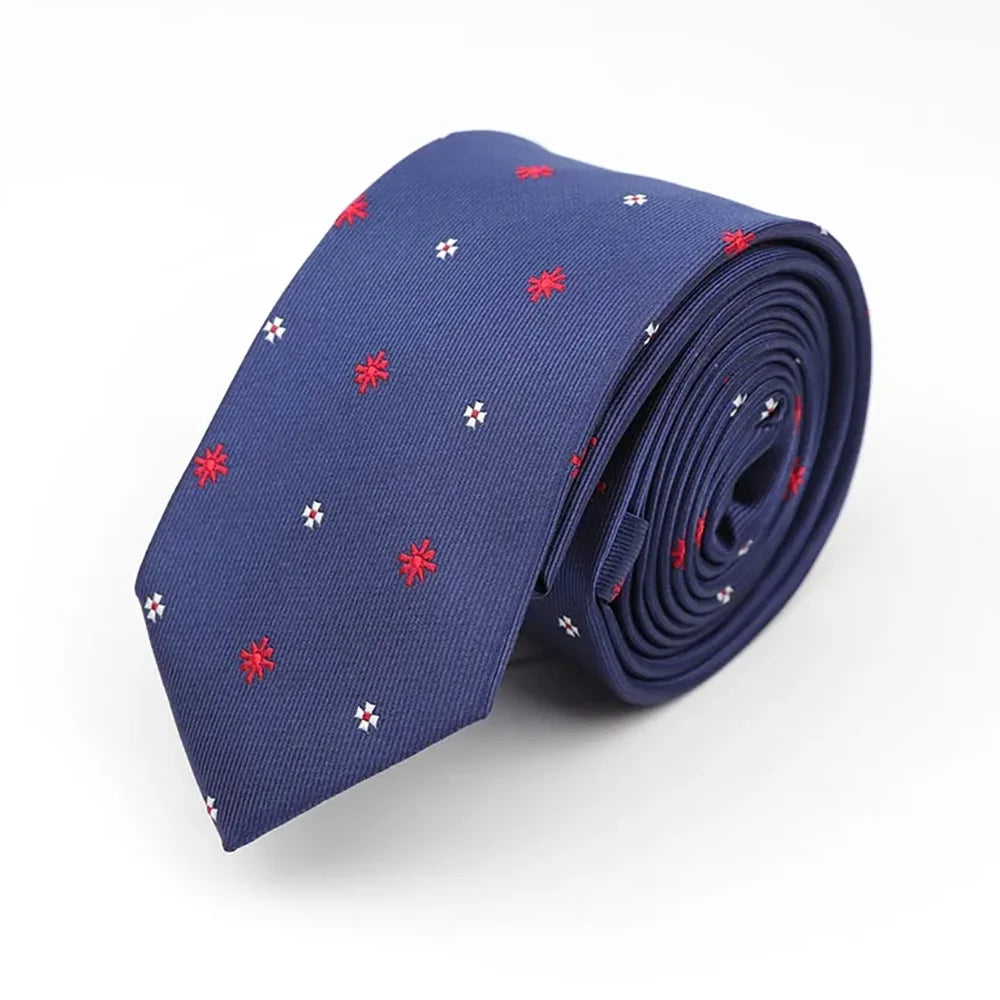 Cà Vạt Nam Công Sở Họa Tiết Thanh Lịch 6cm