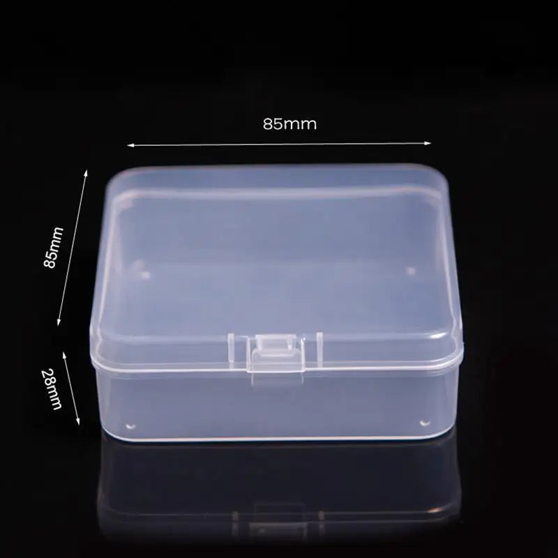 Mini Rectangular Dustproof Plastic Jewelry Box