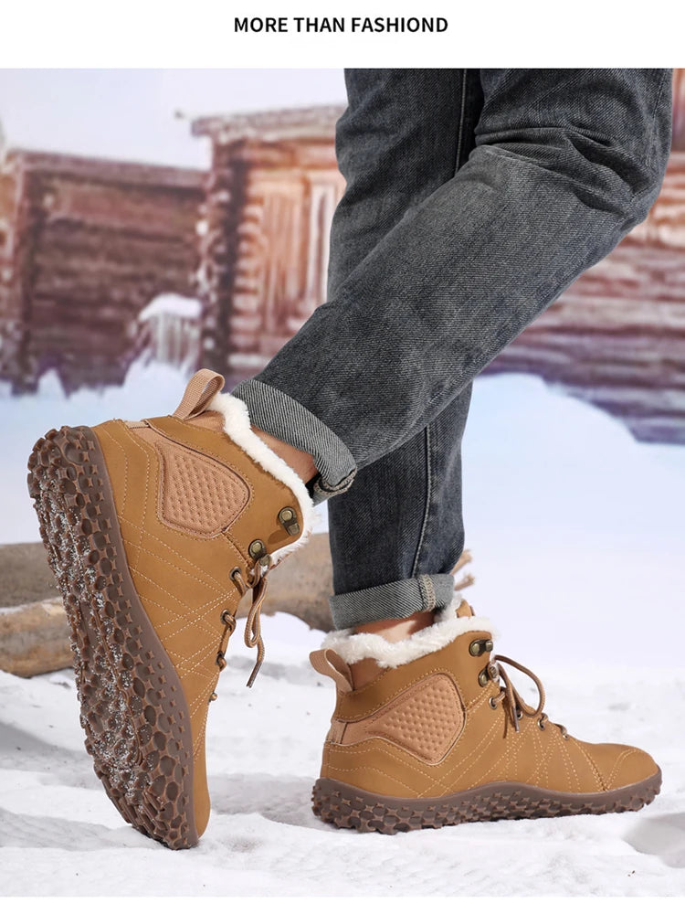 Zero Drop Warm Waterproof Unisex Winter Shoes