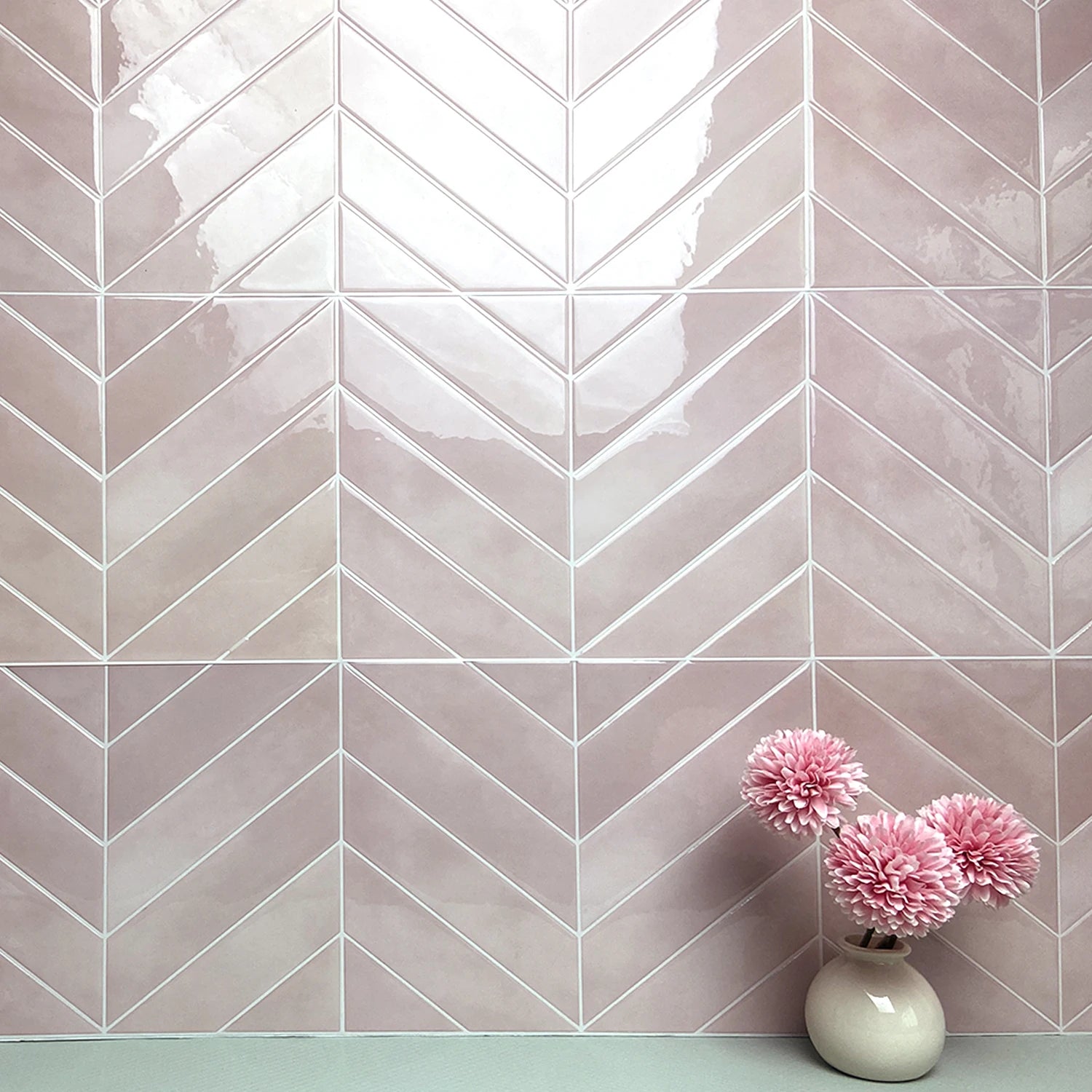 3 Sheets 3D Tile Pattern Wall Stickers Waterproof Heat Resistant Easy to Erase Self-Adhesive Wallpaper for Kitchen Bathroom