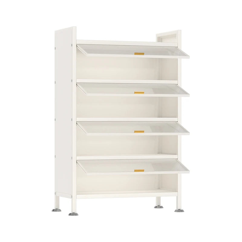 Modern Convenient Multi-Function Kitchen Cabinet with Metal Shelves