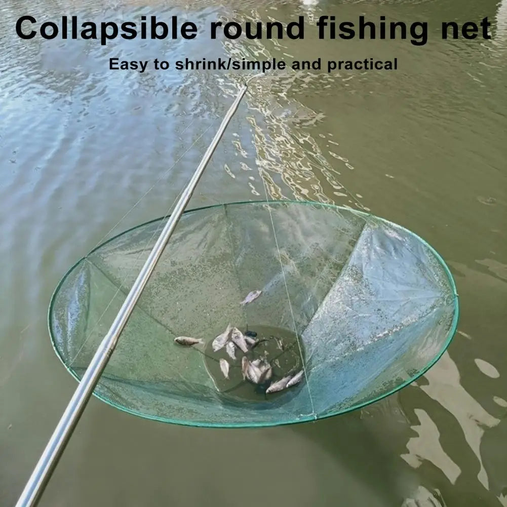 Convenient Multi-Purpose Folding Fishing Net for Shrimp, Crab, Fish