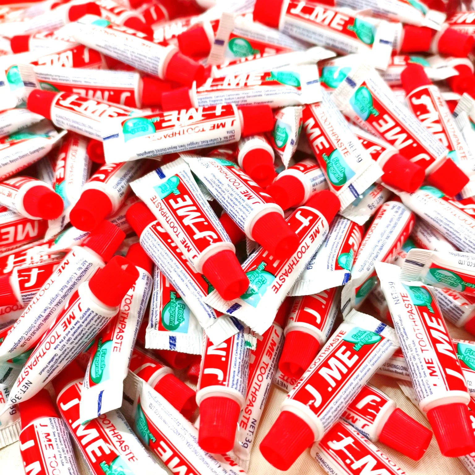 Pack of 100, 3gram Lightweight Mint Portable MiniSize Toothpaste for Dental Kit,Traveling,Hiking,Hospital, - Daisan Mart