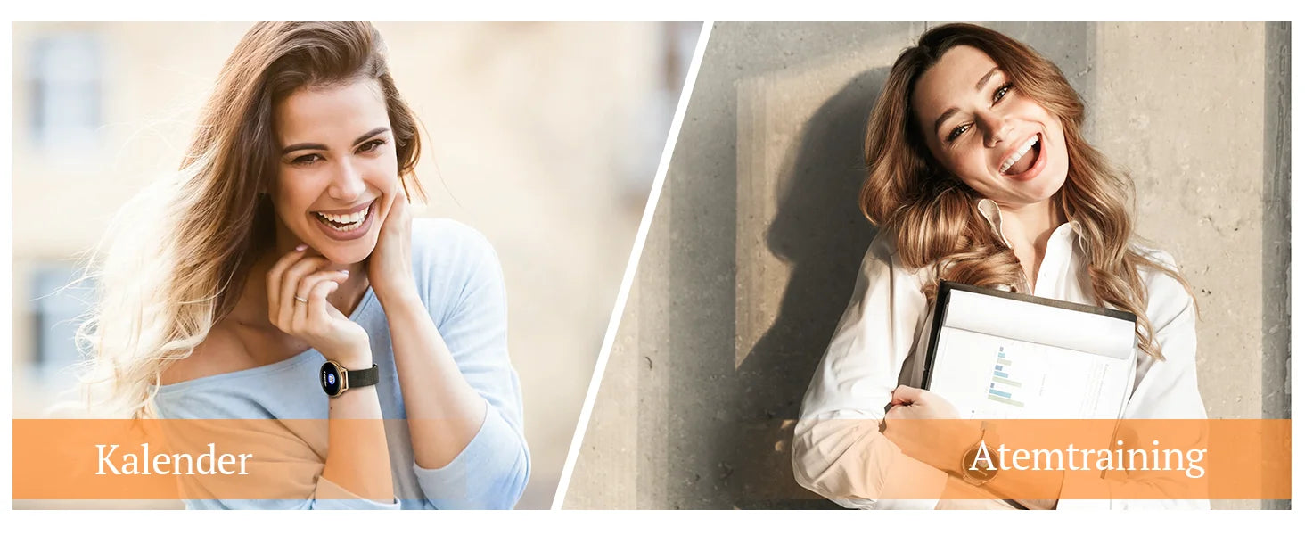 Black Gold Women's Smartwatch - Comprehensive Health