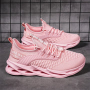 Unisex Pink Mesh Sneakers with Ultra Light Tongue Sole