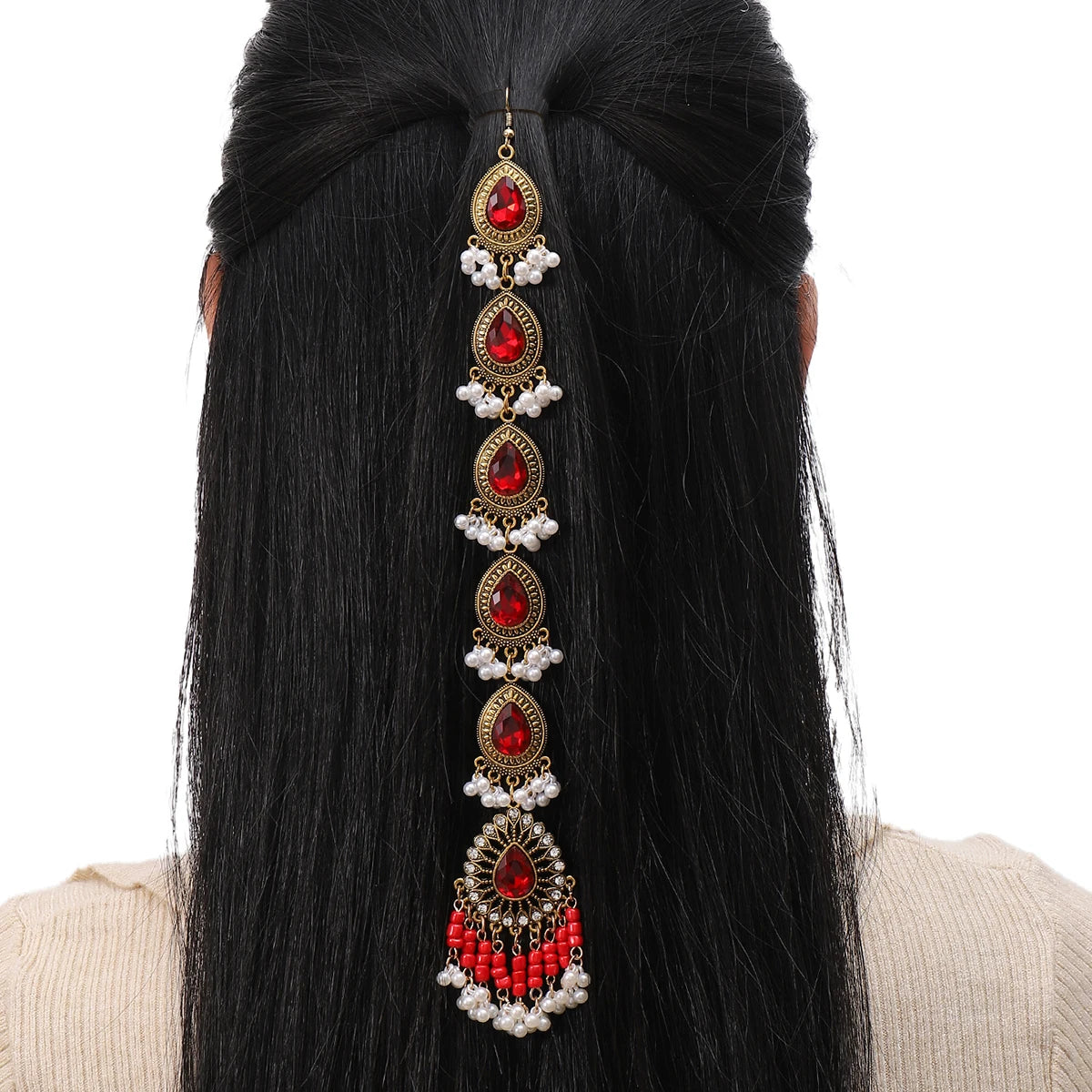 Luxurious Women's Boho Rhinestone Hair Clip