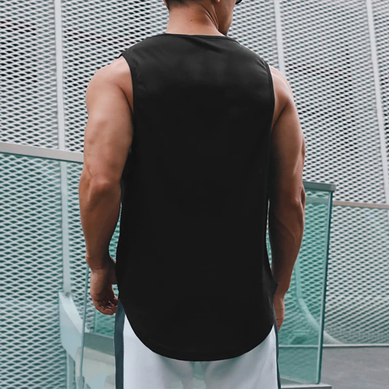 Men's Gym Mesh Tank Top Quick Dry Bodybuilding Cool