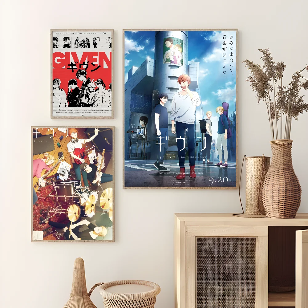 Cartoon G-GIVENS Poster Gift Wall Art Printing Waterproof Home Living Bed Room Decor