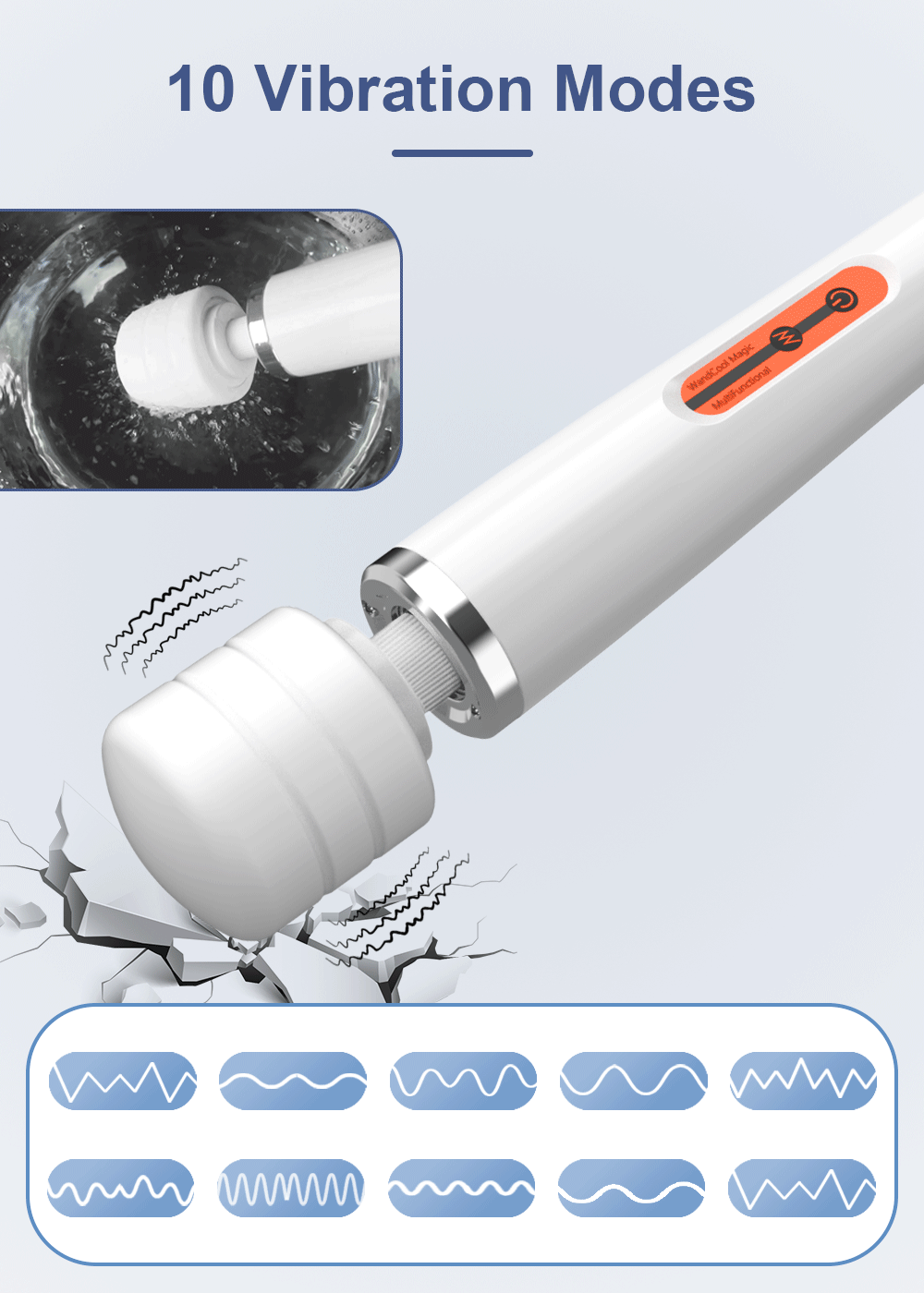 Magic AV Vibrating Wand for Women, Sex Toys