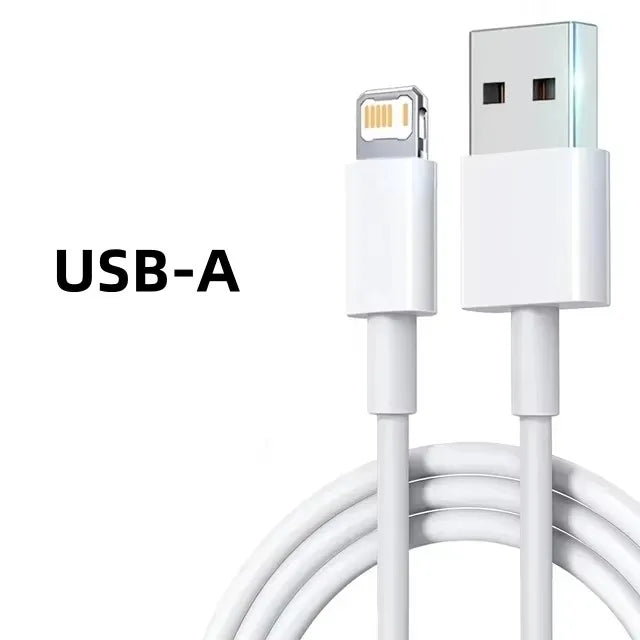 Sạc Nhanh EU USB Cho iPhone 15-11 & Cáp Dữ Liệu