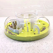 Pet Dog Cat Food Slow Feeder Jungle Design Puppy Anti Slip Treat Dispensing Toy Bowl Puzzle Slow Feeder Tray Pets Supplies