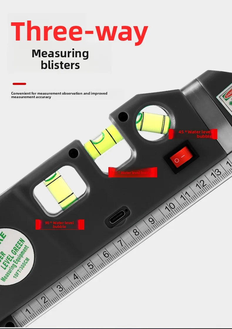 Máy Cân Mực Laser 4in1 Đo Chéo Tự Cân Cho Thợ Mộc - Daisan Mart