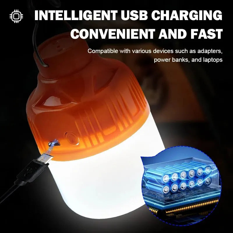 Đèn LED Sạc USB Dã Ngoại Siêu Sáng Tiện Dụng 50W