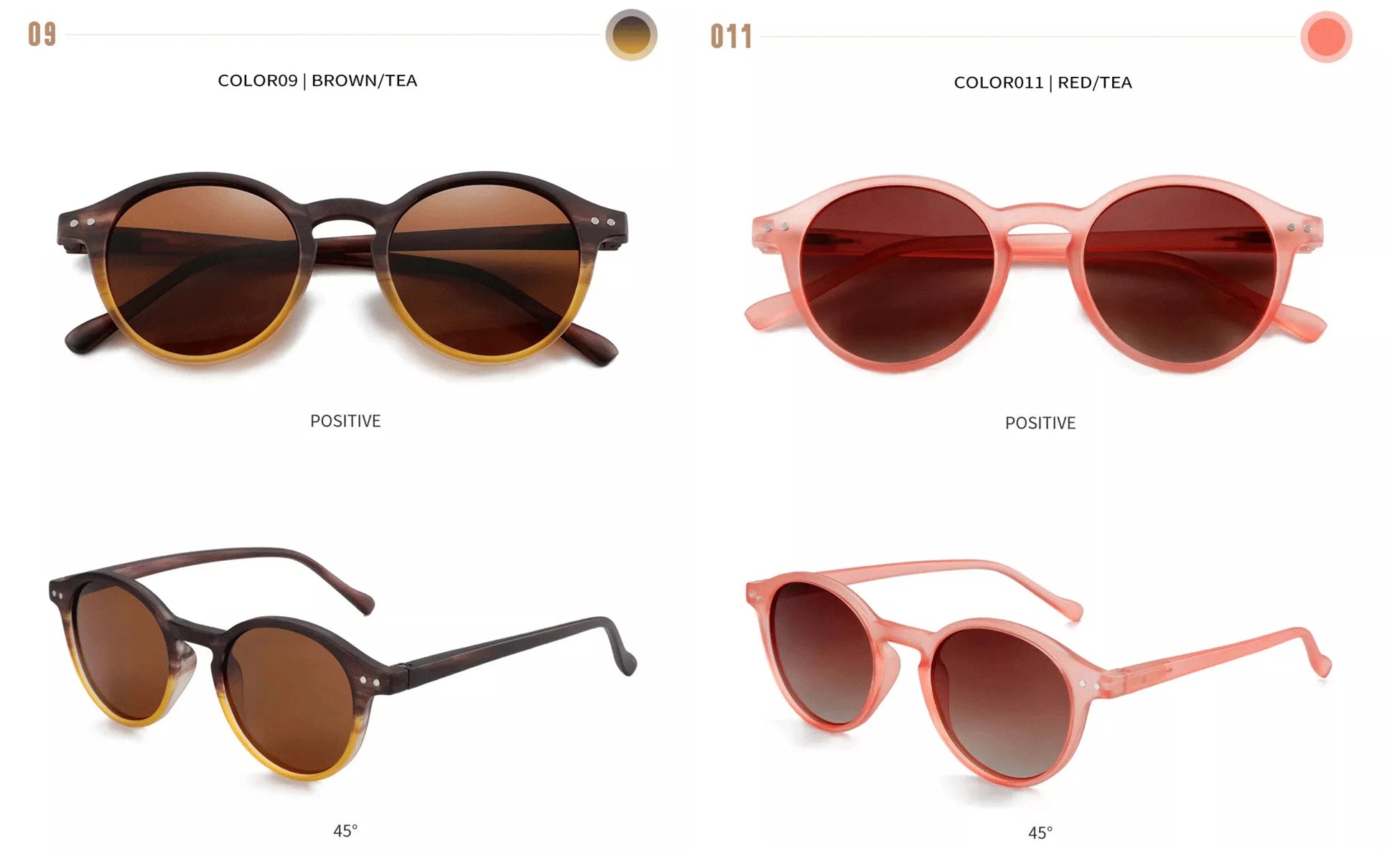 Kính Mát ZENOTTIC Retro Tròn Unisex Chống UV400