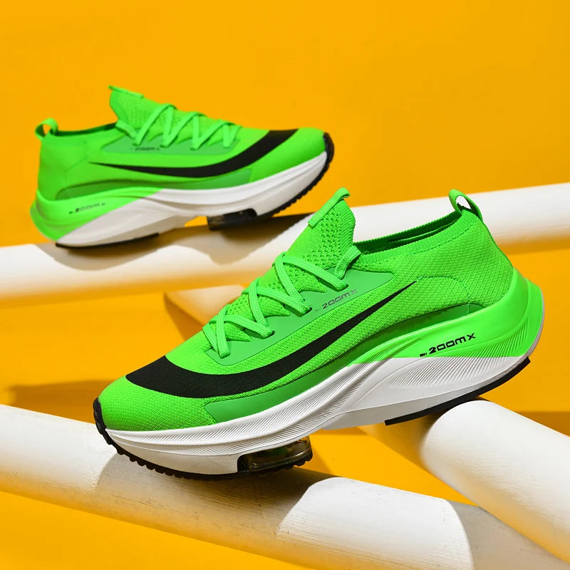 Giày Thể Thao Đệm Khí Unisex Thoáng Khí Thời Trang