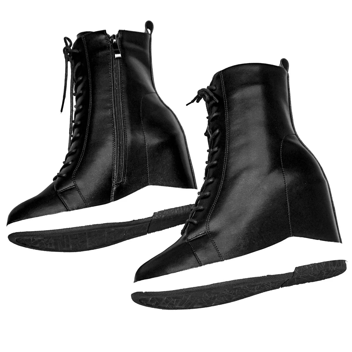 Giày Bốt Nữ Da Thật Cao Gót Đế Xuồng Mùa Đông