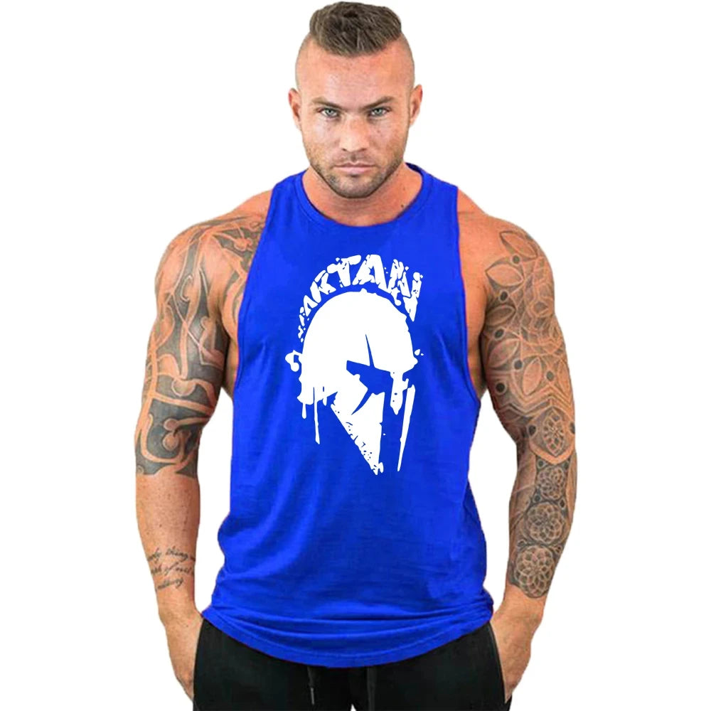 Men's Sleeveless Gym Sports T-Shirt, Breathable
