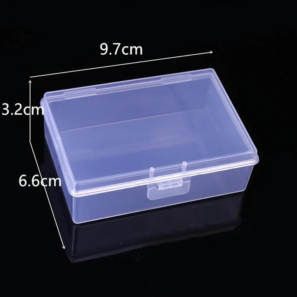 Mini Rectangular Dustproof Plastic Jewelry Box