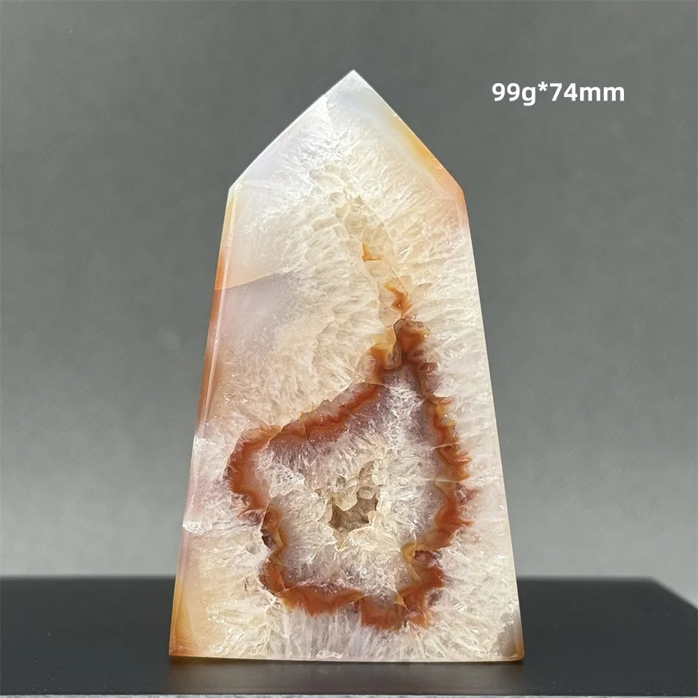 Natural Red Onyx Pillar - Decorative &amp; Healing Stone