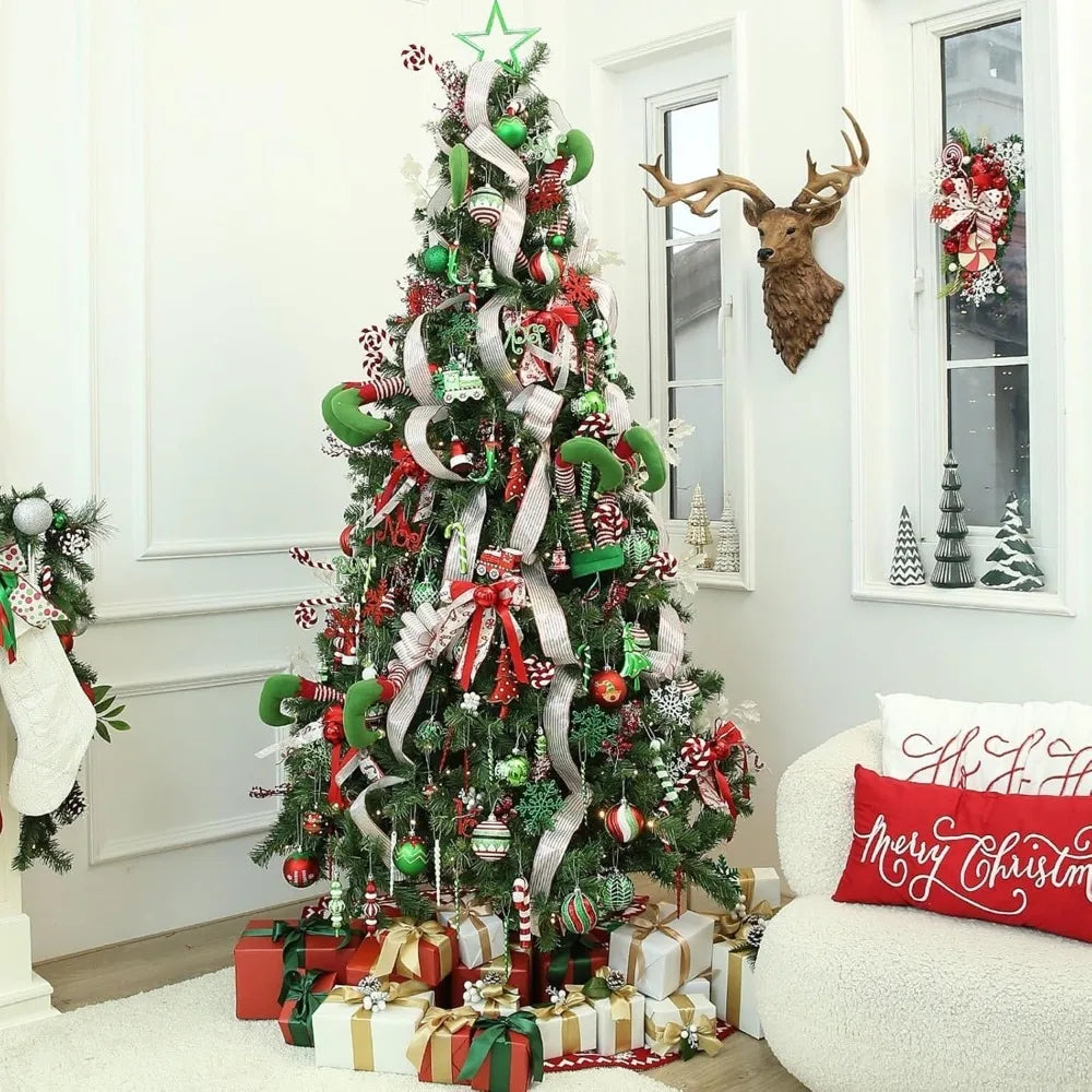 Christmas Balls for Tree Decoration 44 Pieces 3/6CM