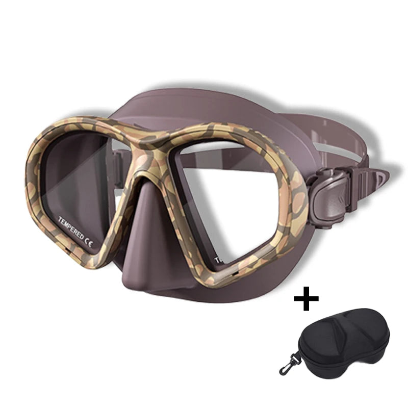 Professional Wet Low Volume Freediving Mask, Tempered Glass dive Mask, J-Type Diving Mask, Snorkel Set,buceo,수영,스노클링,마스크