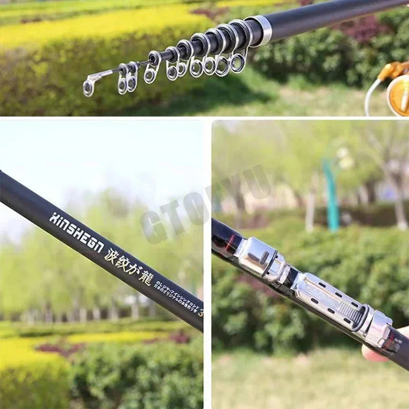 Multi-function Travel Fishing Rod 2.7-6.3M