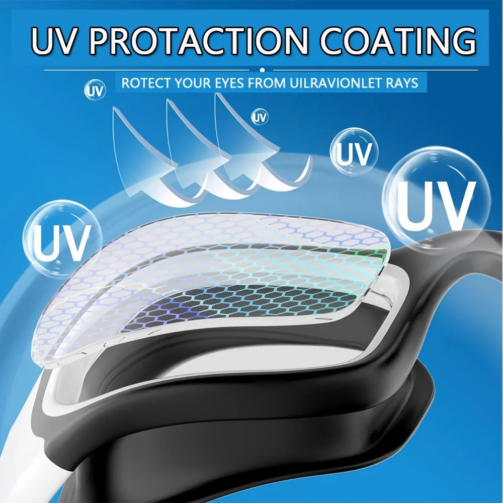 Kính bơi chuyên nghiệp chống mờ UV cho người lớn
