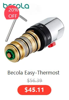 Becola Hot and Cold Faucet Mixing Valve Handle Switch Repair Gland Fittings Mixer Tap Splitter Water Shower Faucet Accessories - Daisan Mart