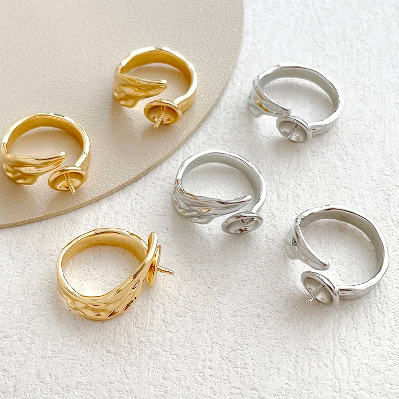 Unique Style DIY Gold Plated Baroque Ring Holder