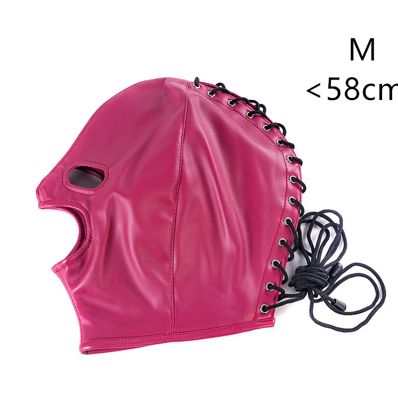 Mặt Nạ Da Bịt Kín Mặt Cosplay Gợi Cảm Unisex