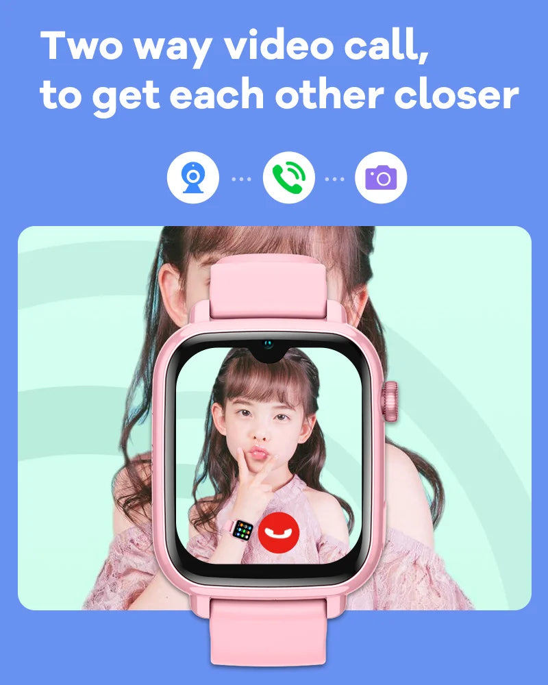 4G GPS Smart Watch for Kids Video Calling Protection