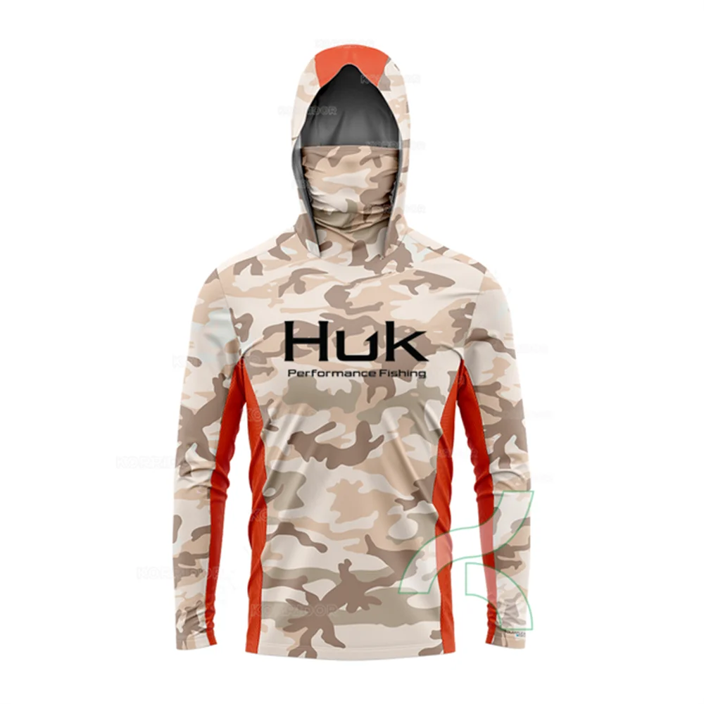 Áo Chống Nắng Nam HUK - Áo Hoodie Câu Cá UV Bảo Vệ