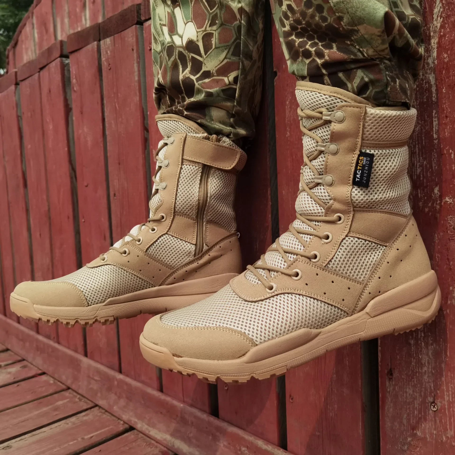 Summer Combat Boots: Light, Breathable, Versatile, Size 34-49