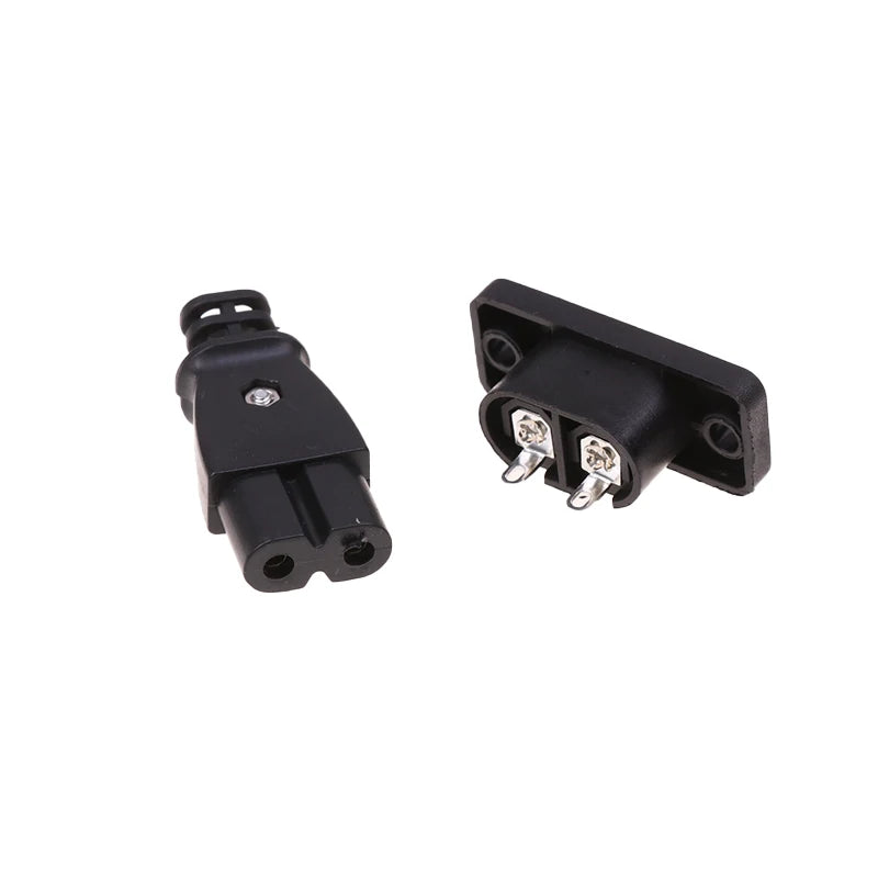Ổ Cắm Điện C8 AC 2.5A 250V Hình Số 8 35x15mm - Daisan Mart