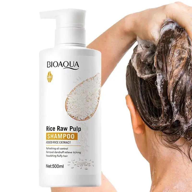 Moisturizing Rice Shampoo - Restores Dry, Damaged Hair