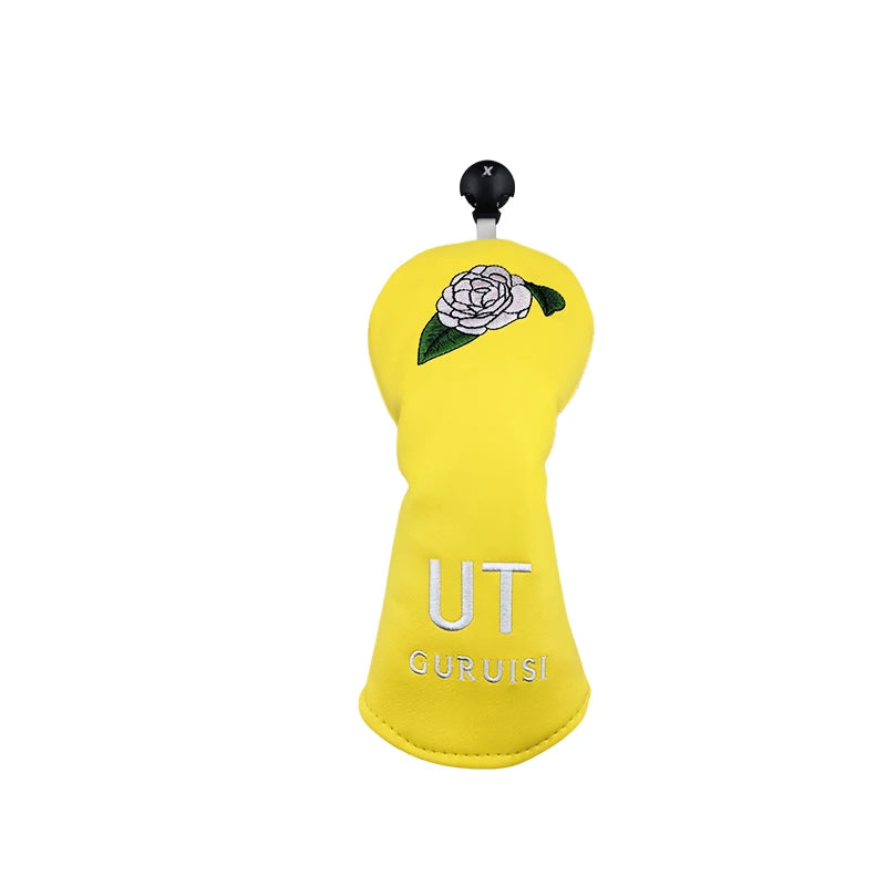 Floral embroidered golf club cover set - Driver &amp; Fairway Woods