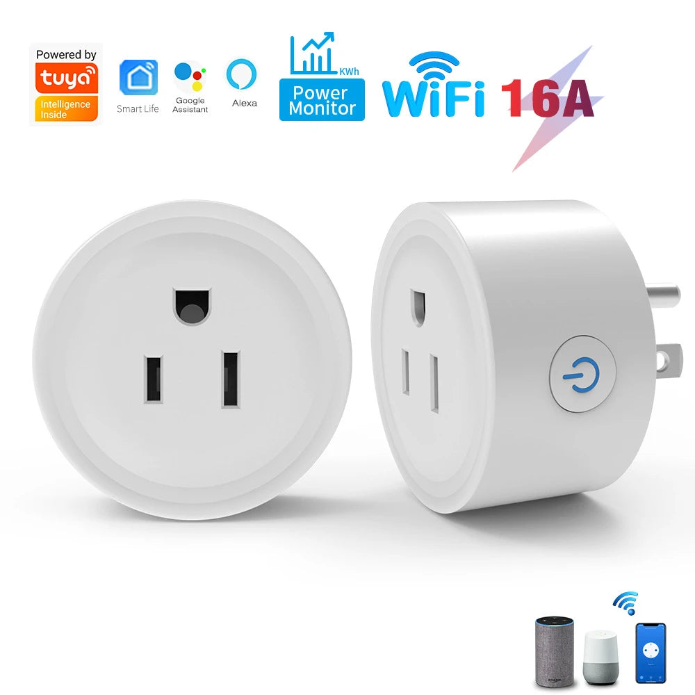 Smart WiFi Socket Measures Electricity, Remote Control