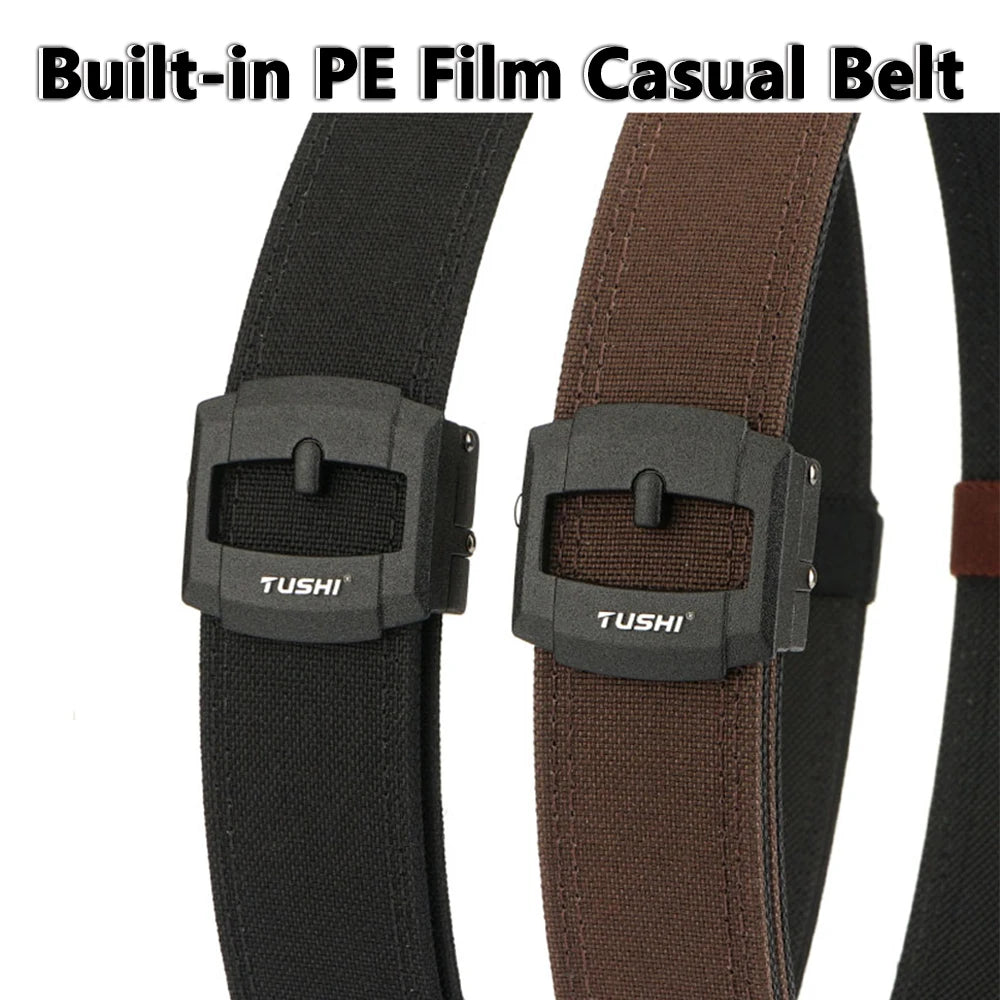 Thắt Lưng Nam Nữ TUSHI Thời Trang Đa Năng Canvas Thoáng Khí