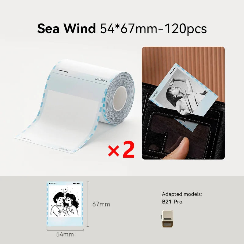 Máy in ảnh nhiệt NiiMbot B21 Pro 300DPI dán thẻ - Daisan Mart