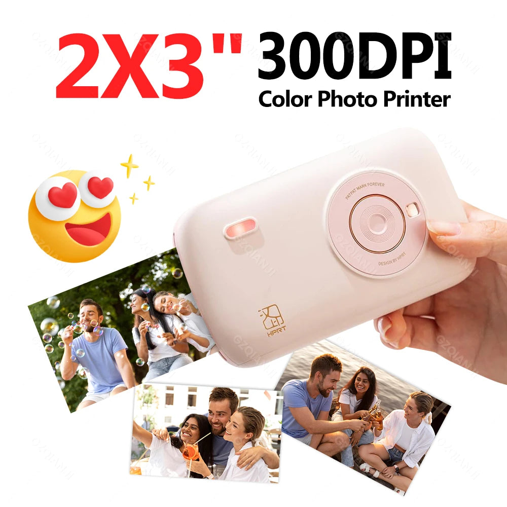 Máy In Ảnh Mini CP2100 Bluetooth 300dpi 2x3 Inch - Daisan Mart