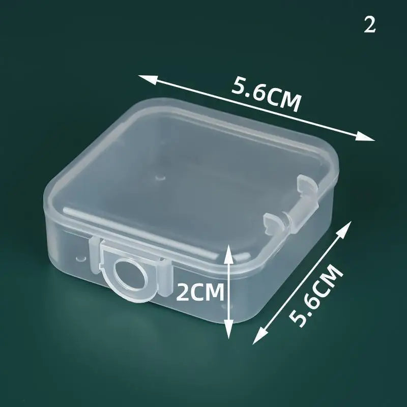 Mini Rectangular Dustproof Plastic Jewelry Box