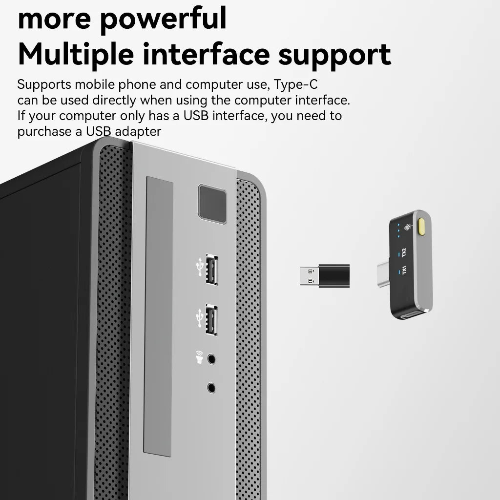 Wireless Lavalier Microphone with Noise Canceling Professional Magnetic Microphone for Studio Recording Interview Live Broadcast