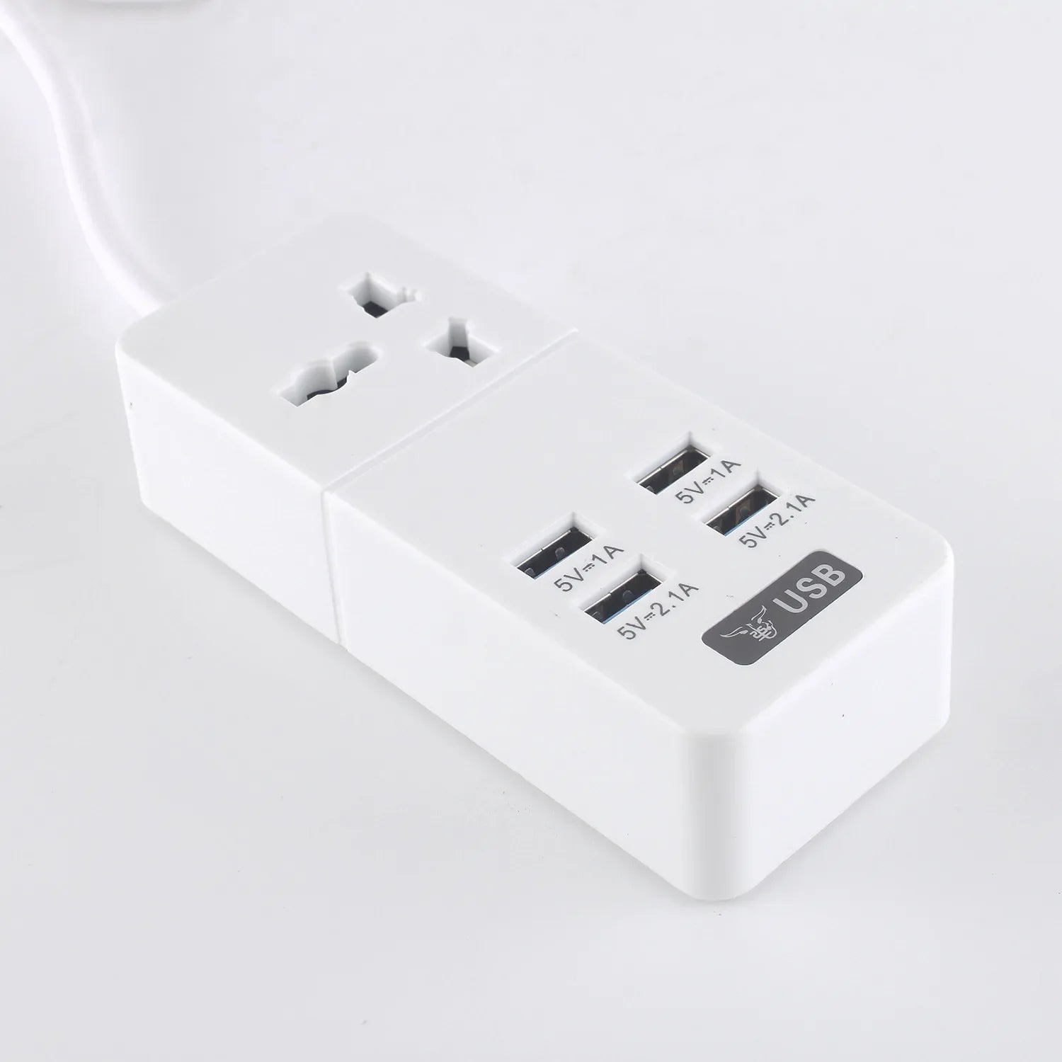 Ổ cắm đa năng Melery 10A 2500W 4USB với dây 2m an toàn