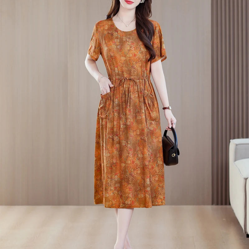 Đầm Hè 2025 Nữ - Thiết Kế Thanh Lịch, Họa Tiết Xinh - Daisan Mart