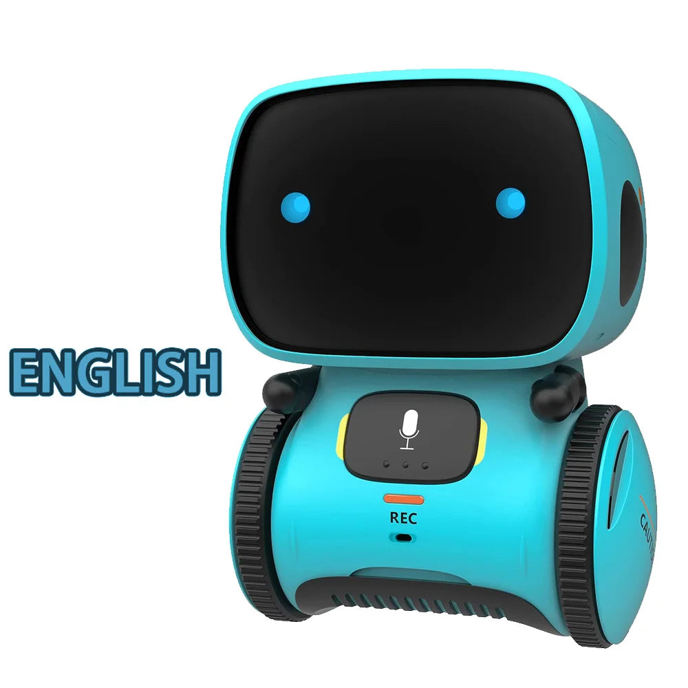 Toy Robot Intelligent Robots Russian & English & Spanish Version Voice & Touch control Toys Interactive Educational RC Robot - Daisan Mart