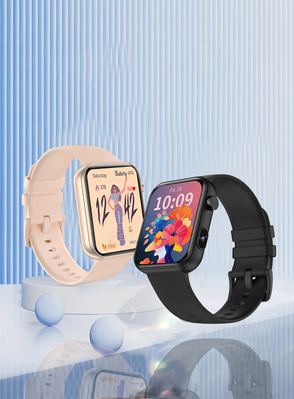 Smartwatch 2025 Photography, BT Calling, Multi-Sport