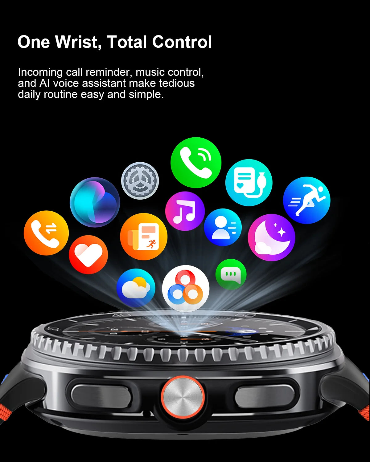 Đồng hồ thông minh 2025 Ultra Classic GPS IP68 AMOLED