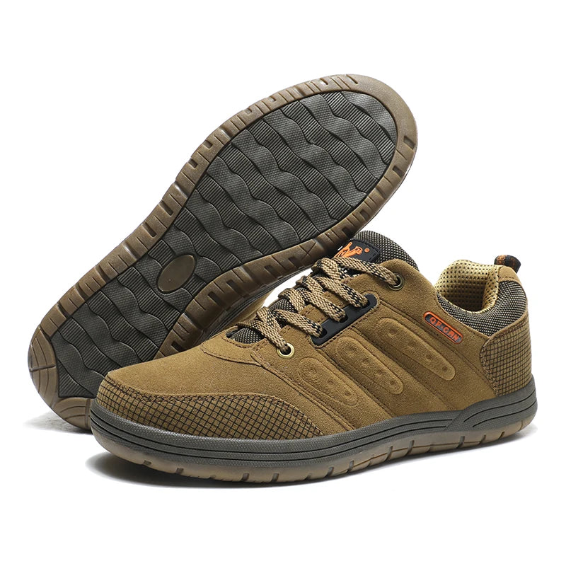 Giày Trượt Ván Nam Thu Retro Da Lộn Jeans Thời Trang