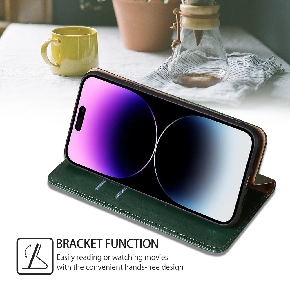 Bao Da Ví Đựng Thẻ iPhone 14 13 12 11 Pro Max XS XR X - Daisan Mart