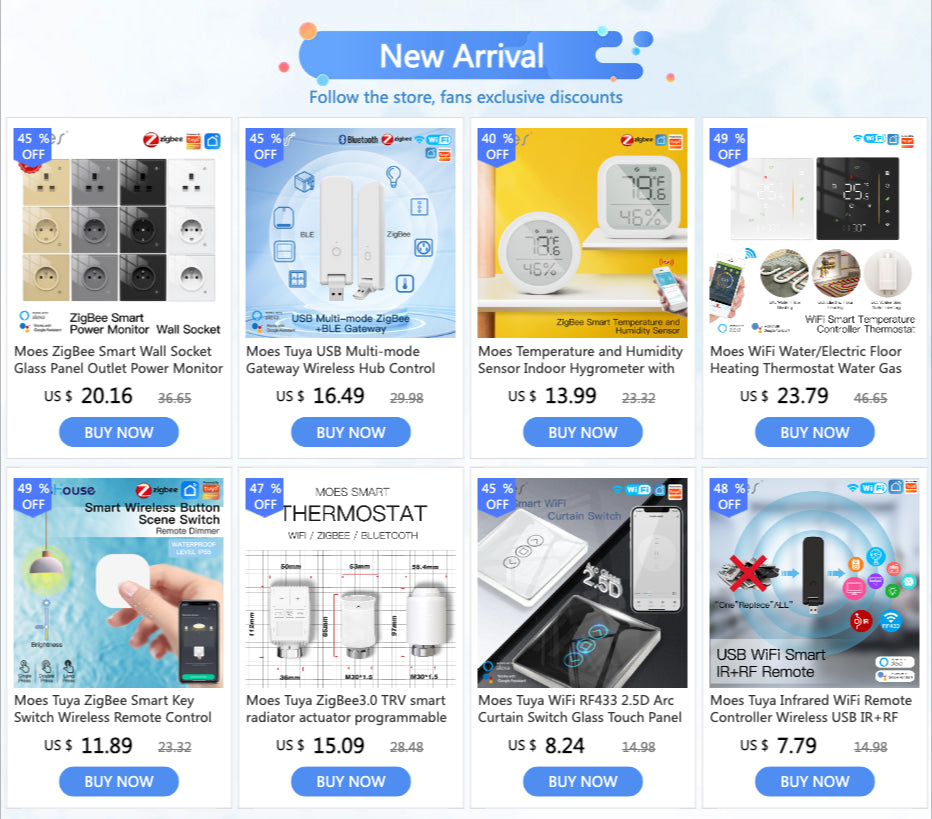 Ổ Cắm Thông Minh Moes ZigBee - Điều Khiển Bằng Giọng Nói